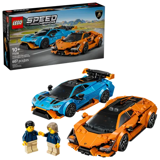 LEGO 77238 Speed Champions Lamborghini Revuelto & Huracán STO