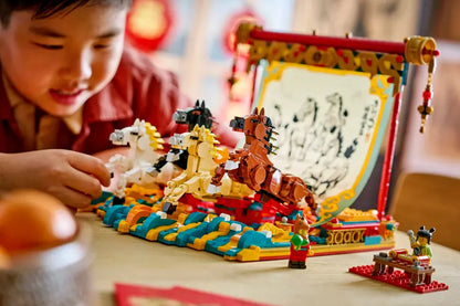 Lego 80119 Galloping Horses Canvas