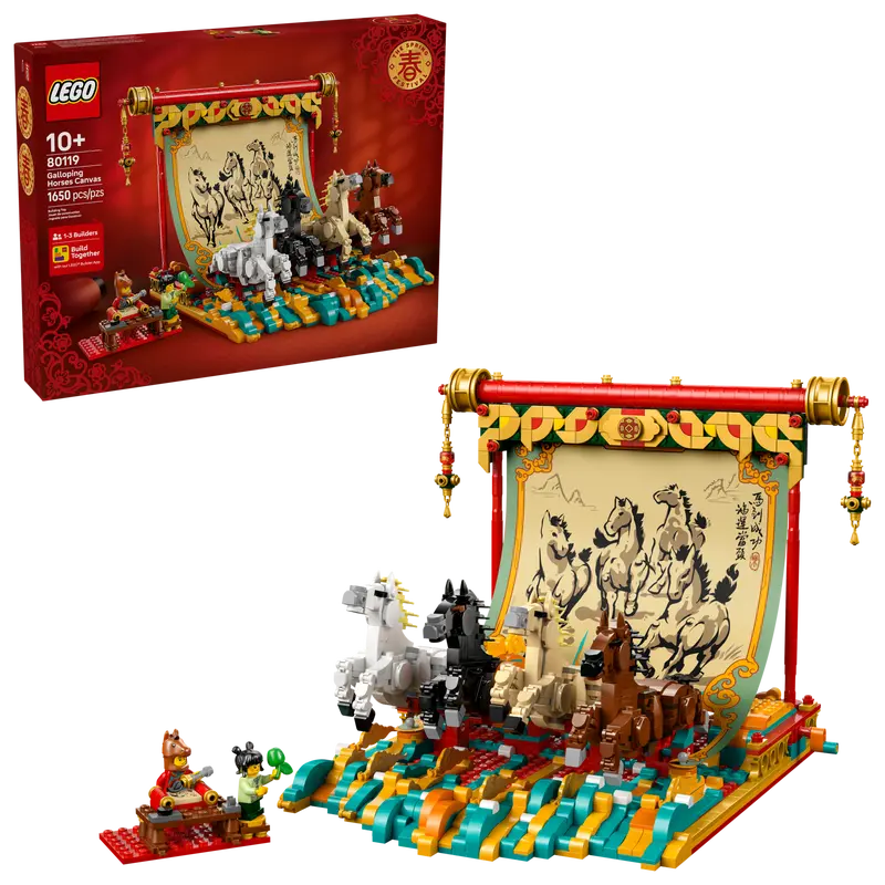 Lego 80119 Galloping Horses Canvas