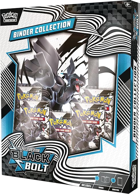 Pokemon TCG Scarlet & Violet 10.5 Black Bolt Binder Box