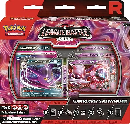 Pokémon TCG Team Rockets Mewtwo ex League Battle Deck