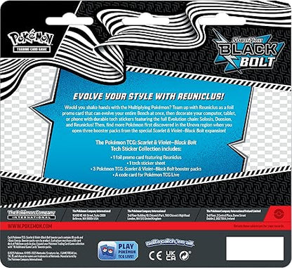 Pokemon TCG Scarlet & Violet 10.5 Black Bolt Tech Sticker Blister