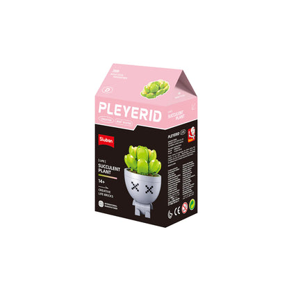 Sluban B 1076D Potted Plants Succulents CDU 6 Assorted