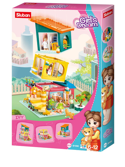 Sluban B1090 GIRLS DREAM JENGA HOUSE 571 PC