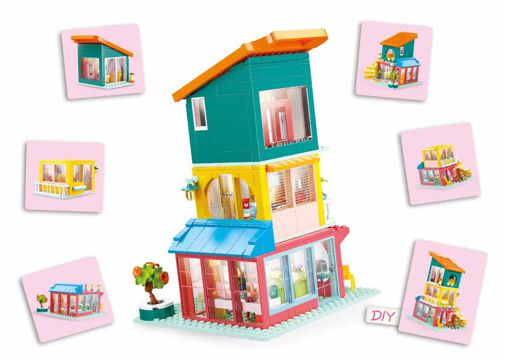 Sluban B1090 GIRLS DREAM JENGA HOUSE 571 PC