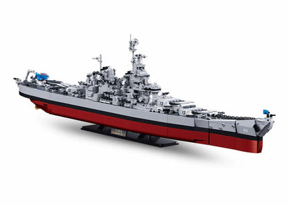 Sluban B1291 MB USS MISSOURI SCALE 1:350 1739 PCS