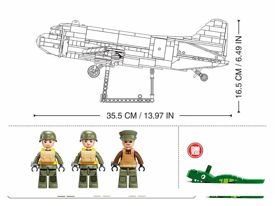 Sluban  B1366 C 47 S AIRTRAIN