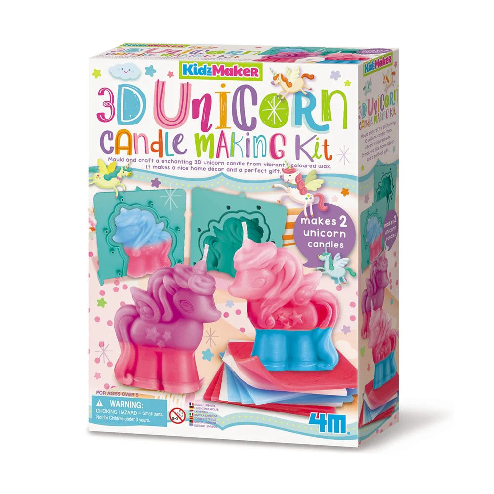 4M KidzMaker 3D Unicorn Candle Making Kit