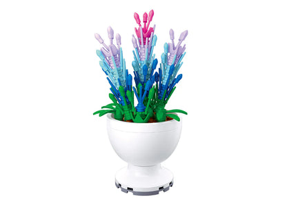Sluban B 1077 F Potted Plants Lifelike Flowers CDU 6 Assorted
