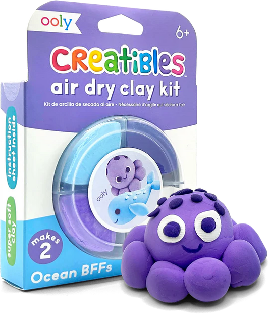 Ooly Creatibles Air Dry Clay Kit Ocean BFFs