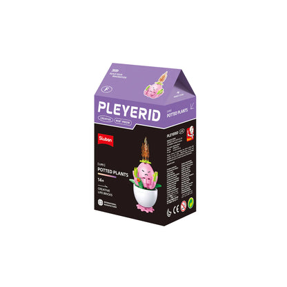 Sluban B 8029 Potted Plants Life Faces CDU 6 Assorted