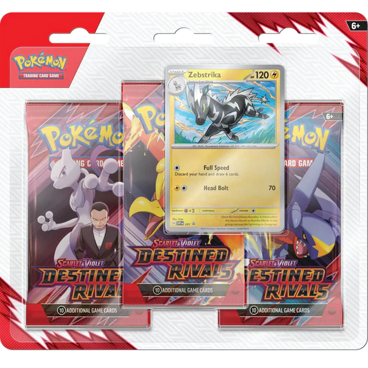 Pokemon Scarlet & Violet Destined Rivals 3-Pack Blister Assortment