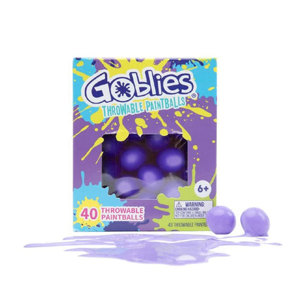 Goblies Throwable Paintballs 40 Pack Purple Mid
