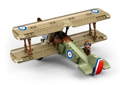 Sluban M38 B1293 Model bricks fighter plane Sopwith Camel S 1/35