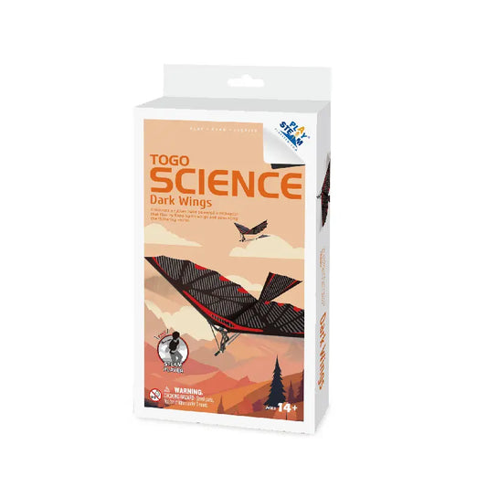 DARK WINGS Rubber Band Ornithopter (carbon fiber)