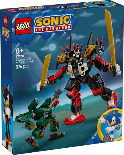LEGO Sonic 77120 Shadow's Mech vs G.U.N. Trooper