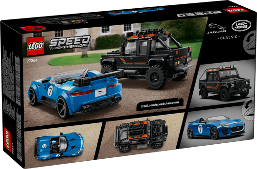 LEGO 77264 Speed Champion Jaguar Project 7 & Land Rover Defender