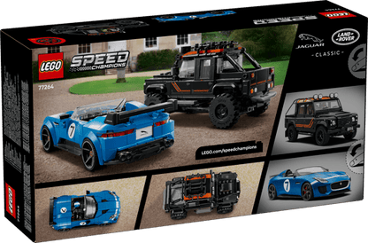 LEGO 77264 Speed Champion Jaguar Project 7 & Land Rover Defender