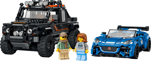 LEGO 77264 Speed Champion Jaguar Project 7 & Land Rover Defender