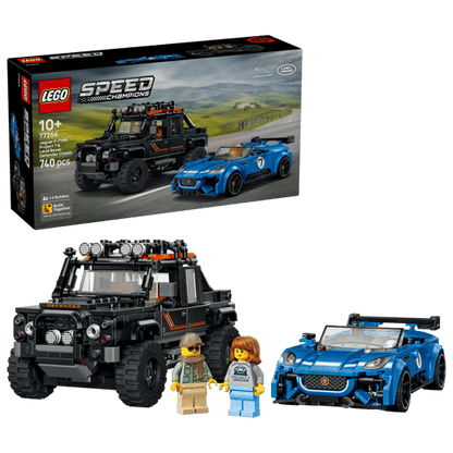 LEGO 77264 Speed Champion Jaguar Project 7 & Land Rover Defender