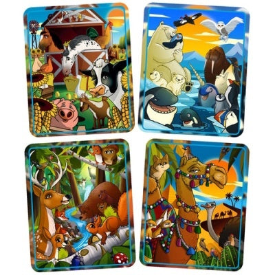 Livro de brincar QwiToy 3in1 Playbook Animals