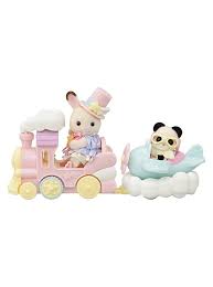 Sylvanian Families 5819 Amusement Park Ride Set Plane & Train