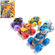Monster Jam Marvel Mini Toy Vehicle 5pk