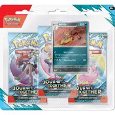 POKÉMON TCG Scarlet & Violet 9 Journey Together Three Booster Blister Assorted