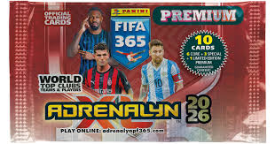 Panini Premium Fifa 365 Adrenalyn XL 2026 A Pack Of 10 Cards