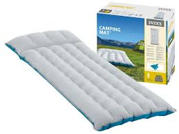 INTEX CAMPING MAT W/BUILT IN PILLOW 26.5"x72.5"x6.75"