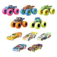 Hot Wheels Monster Truck Glow In The Dark Bundle