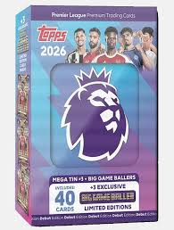 Topps Premier League 2026 Debut Edition Mega Tin Assorted