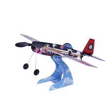 Rubber Band Airplane Science - Low Wing