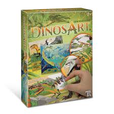 Dinosart Sand & Foil Art