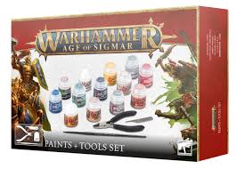 Warhammer Age of Sigmar Paints Tools Set