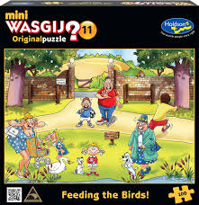 Holdson Mini Wasgij? Original #11 Feeding The Birds! 100 Piece Puzzle