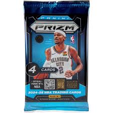 2024-25 Panini Prizm NBA Trading Card Pack (4 Cards)