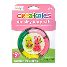 Creatibles Air Dry Clay Kit Garden