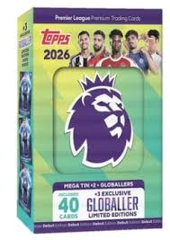 Topps Premier League 2026 Debut Edition Mega Tin Assorted