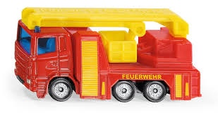 Siku 1080 Scania Fire Truck With Elevating Rescue Platform