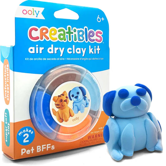 Ooly Creatibles Air Dry Clay Kit Pet BFFs