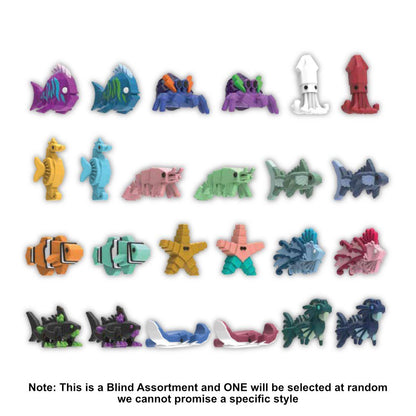 Fisch 2.6" Microfigures Blind Pack Assorted