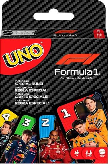 Uno Formula 1 Card Game