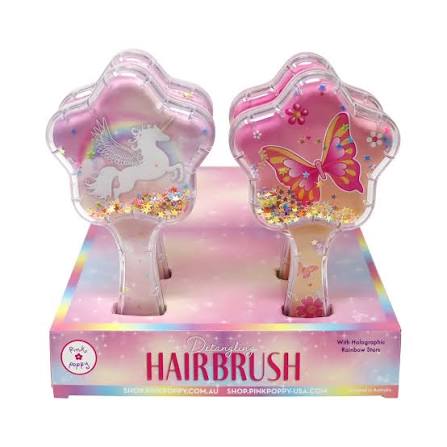 Pink Poppy Hair Brush Assorted
