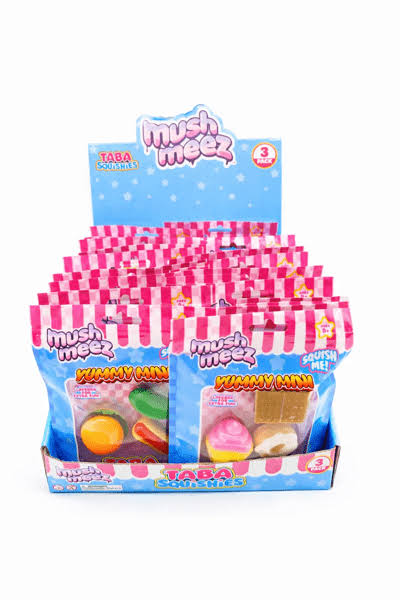 Mush Meez Yummy Mini Taba Squishies 3pk