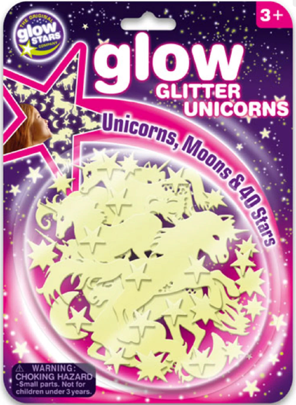 Glow Glitter Unicorns