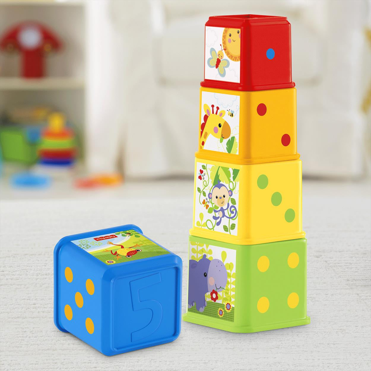 Fisher Price Stack & Explore Blocks cdc52